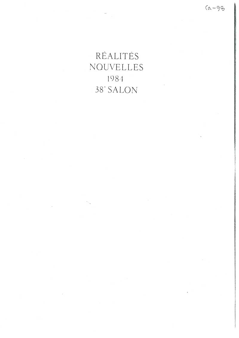 《Réalités Nouvelles》 도록 중 이응노 수록 부분
