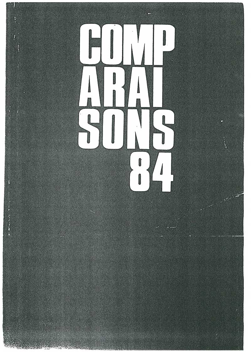 《Comparaisons 84》 도록 중 이응노 수록 부분