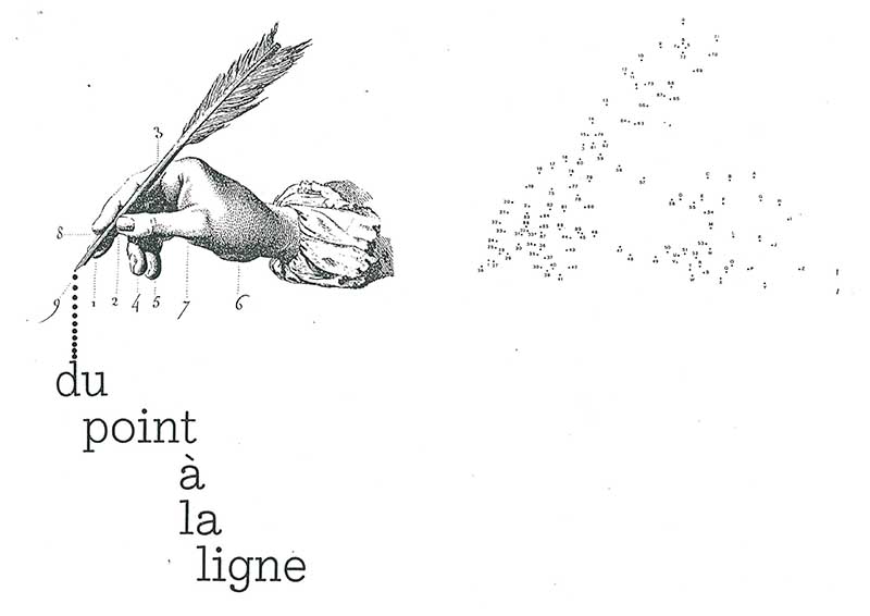 《du point à la ligne》 도록 중 이응노 수록 부분
