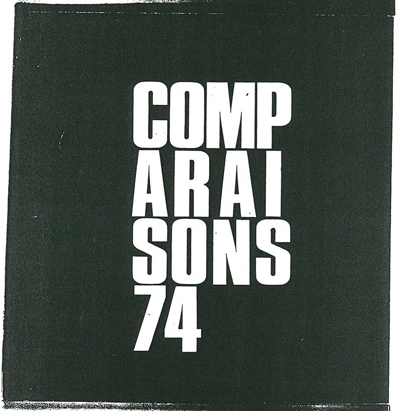 《Comparaisons 1974》 도록 중 이응노 수록 부분