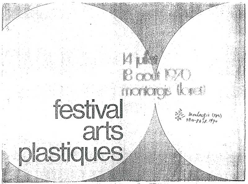 《Festival arts plastiques》 브로슈어