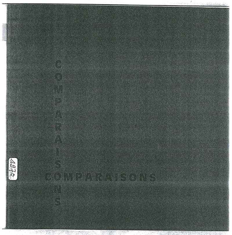 《Comparaisons 70》 도록 중 이응노 수록 부분