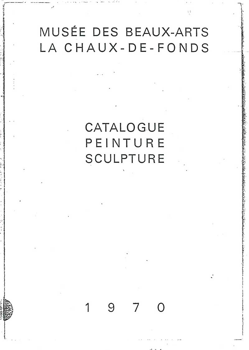 『Catalogue Peinture Sculpture』 중 이응노 수록 부분