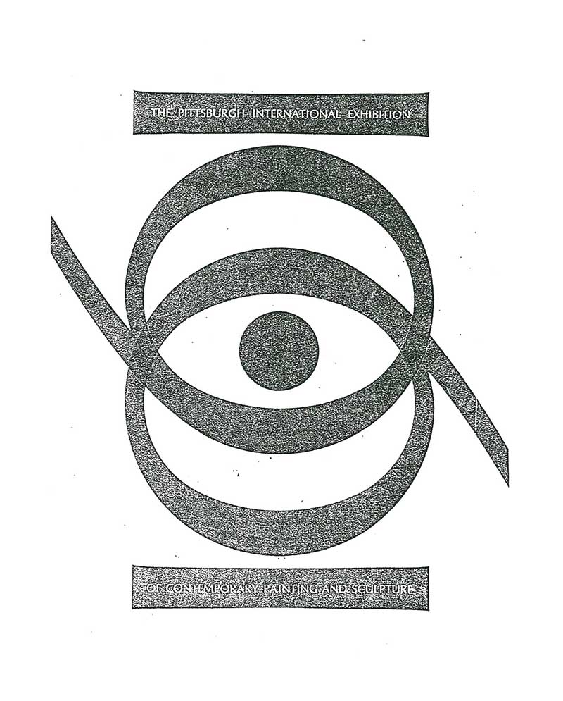 《The Pittsburgh International Exhibition of Contemporary Painting and Sculpture》 도록 중 이응노 수록 부분