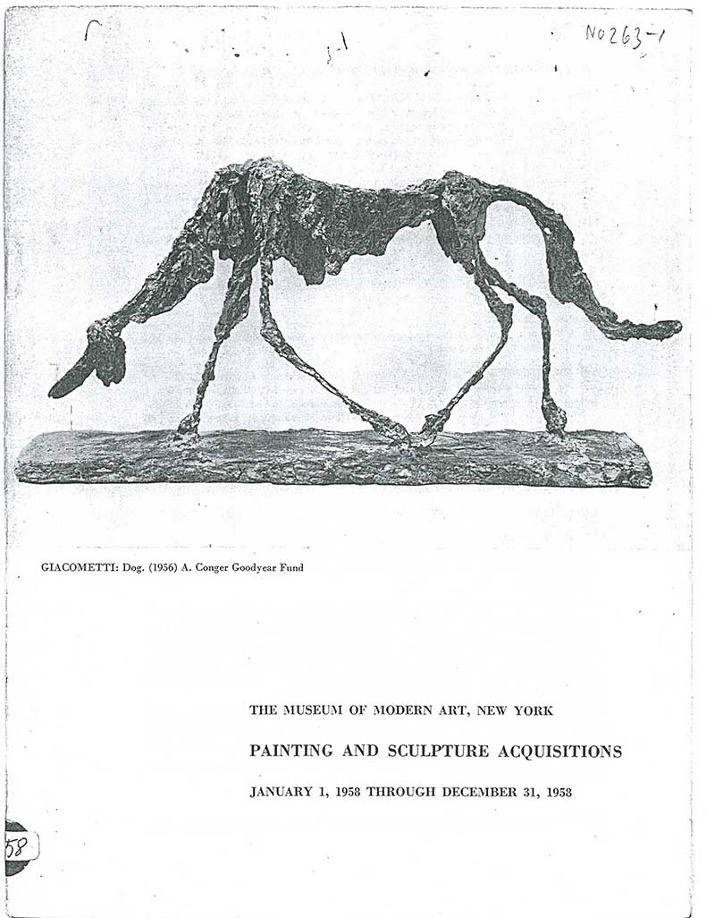 《Painting and Sculpture Acquisitions》 도록 중 이응노 수록 부분